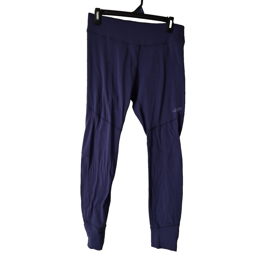 Rab Conduit Tights Womens 12 Blue Thermic Baselayer Athletic Utility Outdoor
